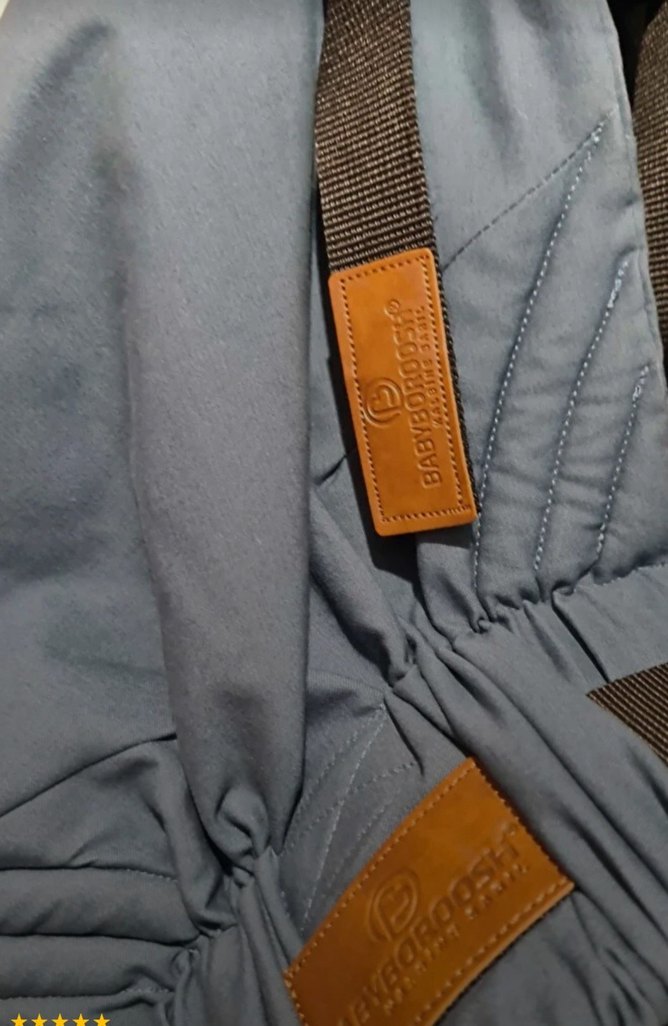 Baby Boroosh Gri Ergonomik Bebek Kangurusu - Görsel 2