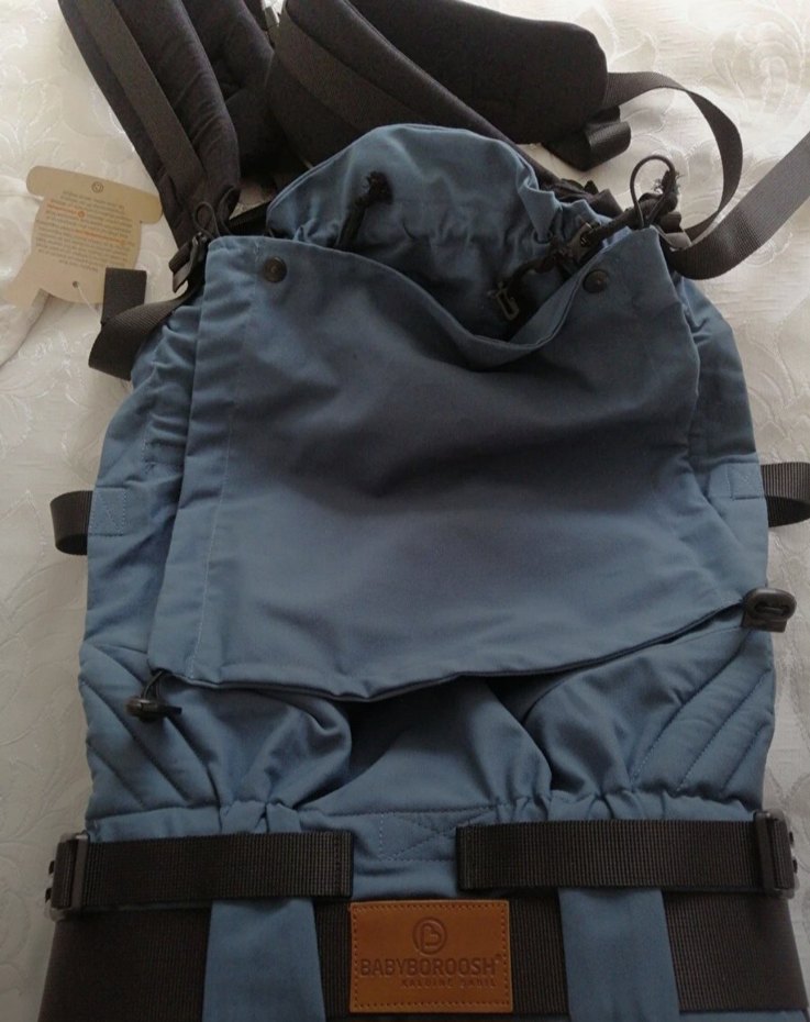 Baby Boroosh Gri Ergonomik Bebek Kangurusu - Görsel 3