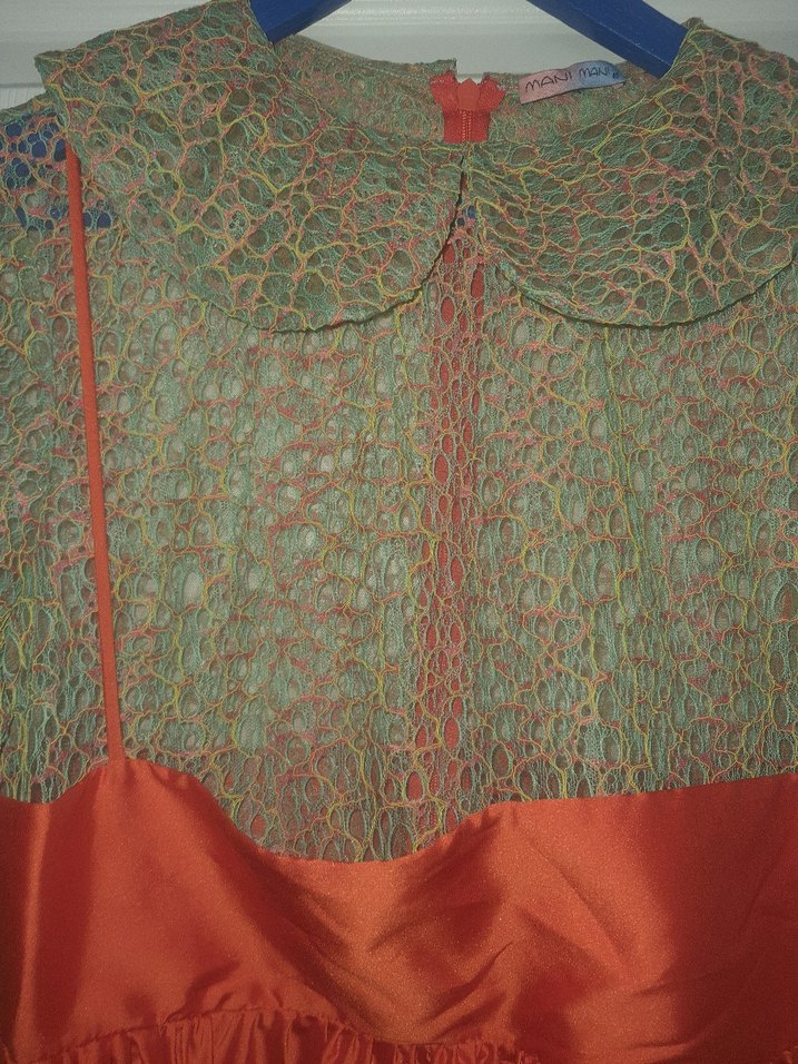 Uzun Parlak Kırmızı Gece Elbisesi - Görsel 4