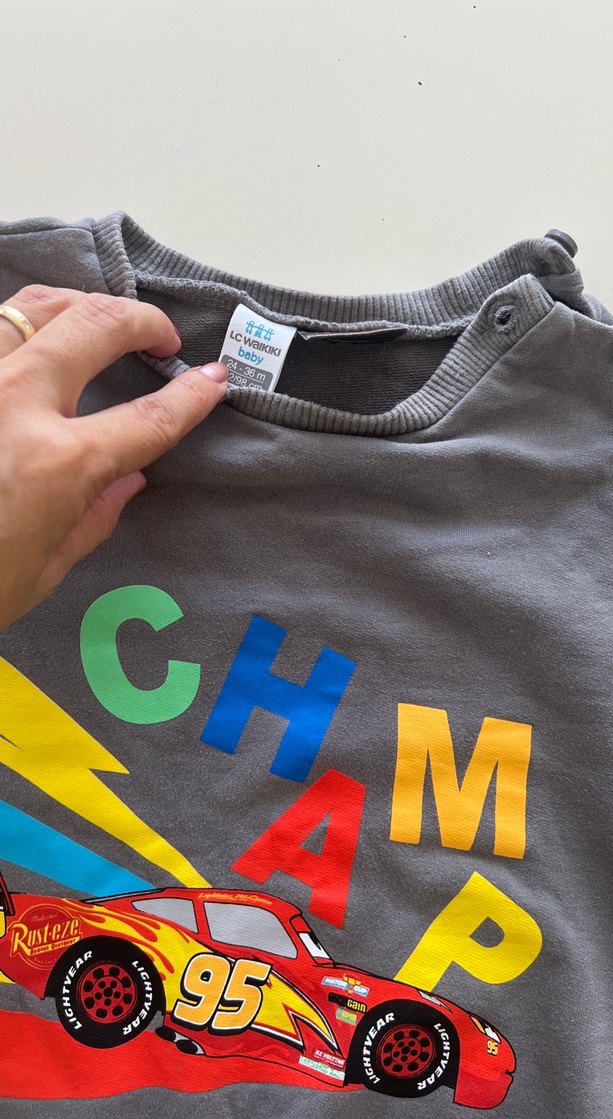 Gri Baskılı Erkek Çocuk Sweatshirt - Görsel 2