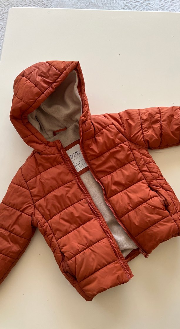 Kapüşonlu Fermuarlı Erkek Çocuk Mont - Görsel 2