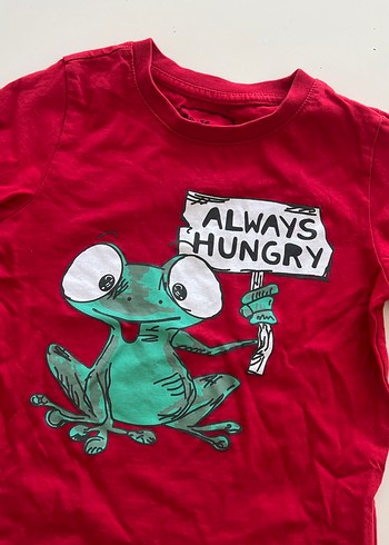 Kırmızı Uzun Kollu Erkek Çocuk Sweatshirt - Görsel 2