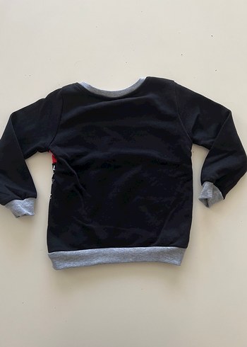 Erkek Çocuk Siyah Sweatshirt Uzun Kollu - Görsel 3