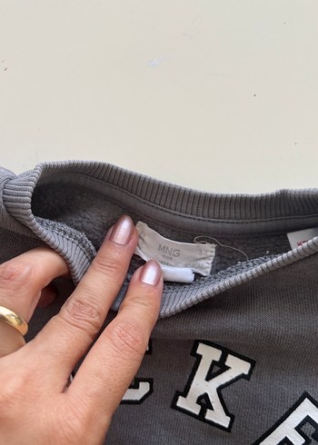 Gri Mickey Mouse Baskılı Sweatshirt - Görsel 2