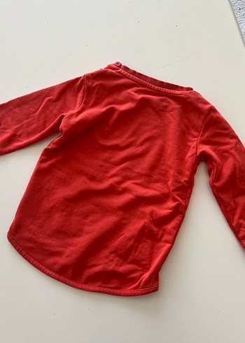 Erkek Çocuk Kırmızı Sweatshirt Uzun Kollu - Görsel 3