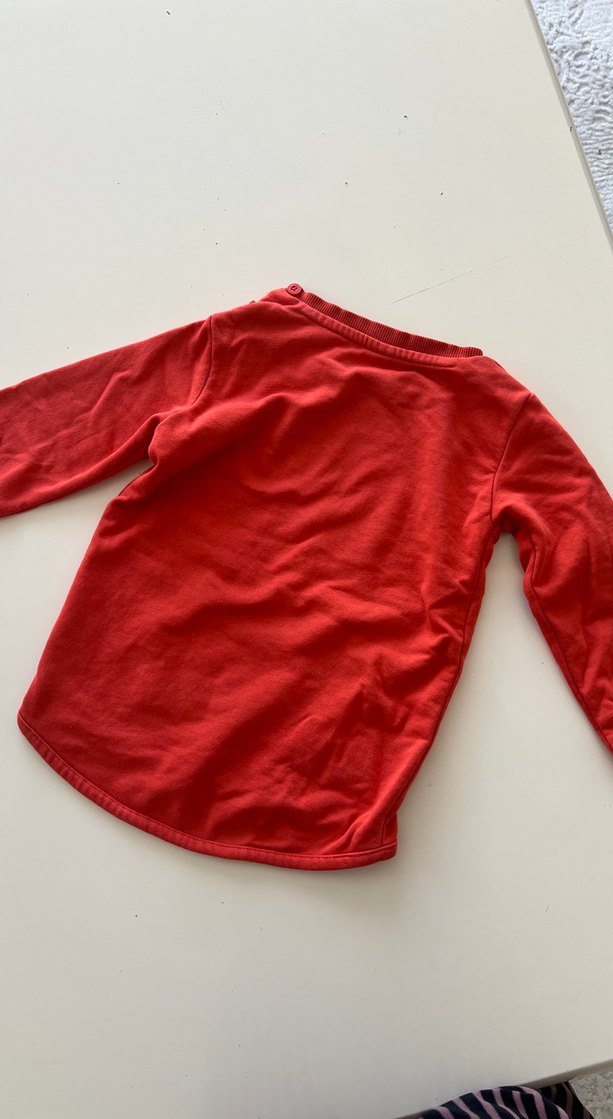 Erkek Çocuk Kırmızı Sweatshirt Uzun Kollu - Görsel 3