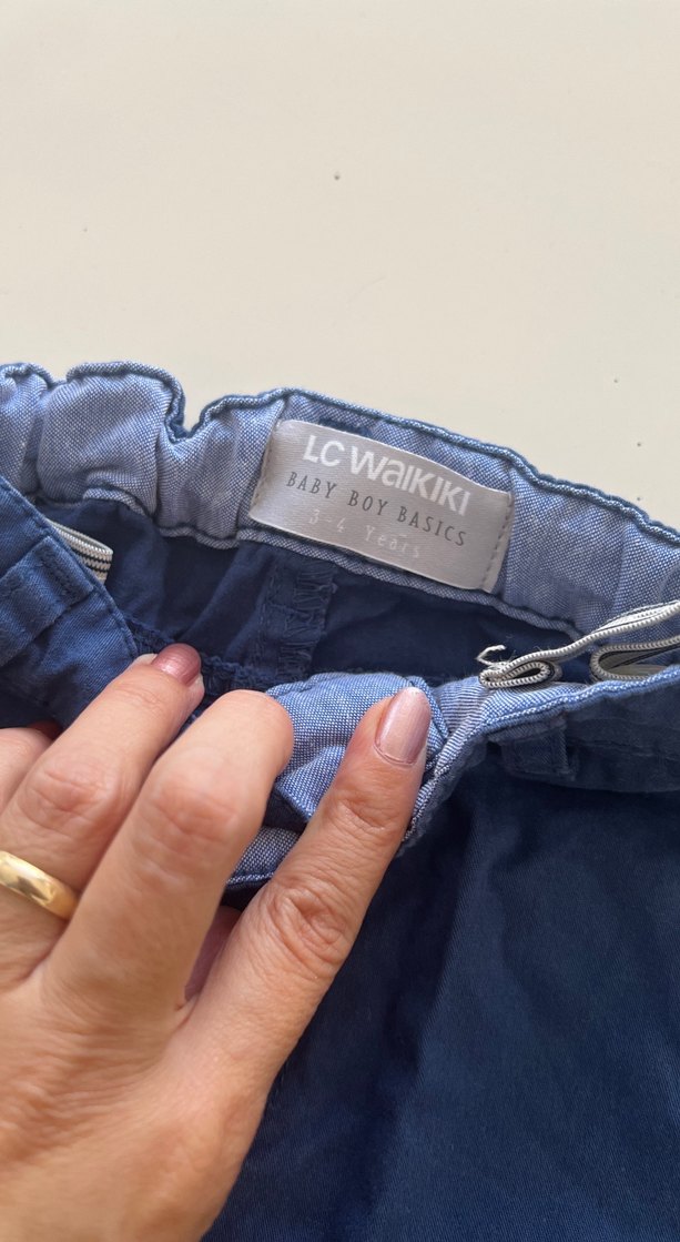 Lacivert Erkek Çocuk Kot Pantolon - Görsel 2