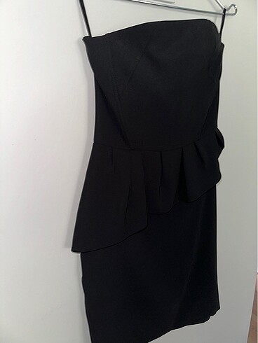 Sarar marka strapless kısa abiye - Görsel 11