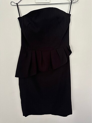 Sarar marka strapless kısa abiye - Görsel 12