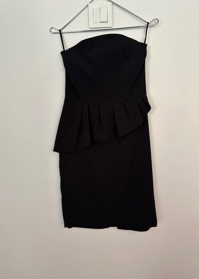 Sarar marka strapless kısa abiye - Görsel 3