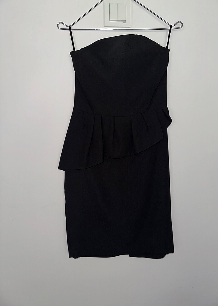 Sarar marka strapless kısa abiye - Görsel 4