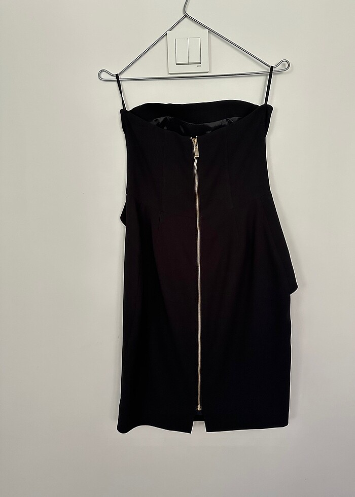 Sarar marka strapless kısa abiye - Görsel 5