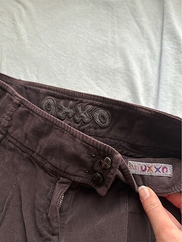 oxxo OXXO kadife vintage şort