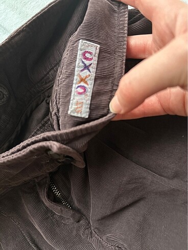 xs Beden OXXO kadife vintage şort