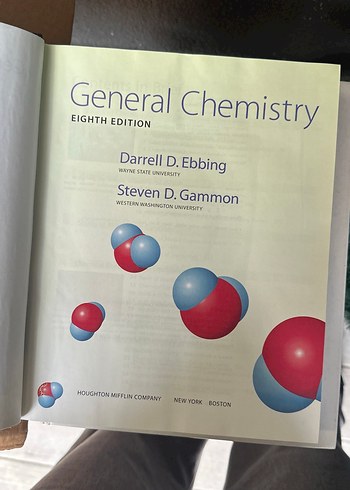 General Chemistry - Ebbing Gammon Kitabı - Görsel 3