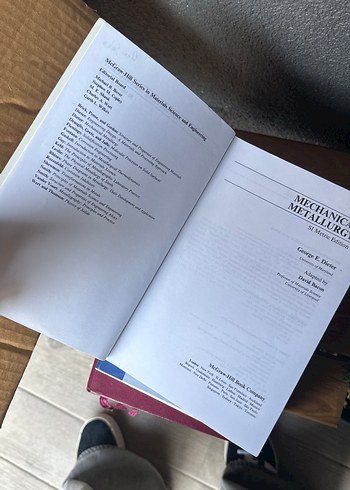 Mechanical Metallurgy Kitap - George E. Dieter - Görsel 4