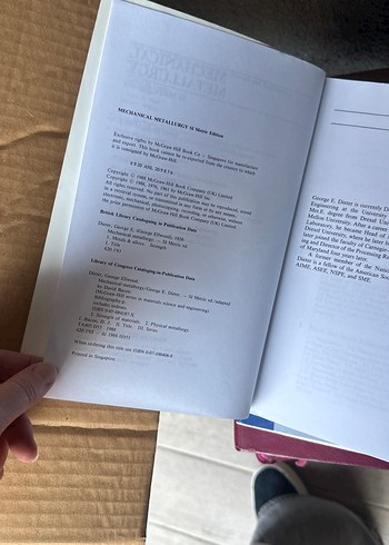 Mechanical Metallurgy Kitap - George E. Dieter - Görsel 5