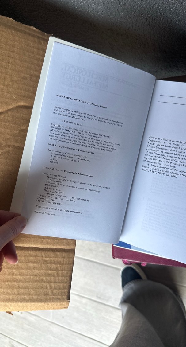 Mechanical Metallurgy Kitap - George E. Dieter - Görsel 5
