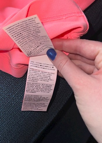 Neon Pembe Düğmeli Kısa Kollu Polo Tişört - Görsel 7