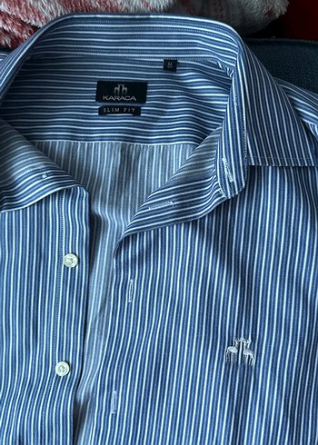 Mavi Çizgili Uzun Kollu Erkek Gömlek - Görsel 2