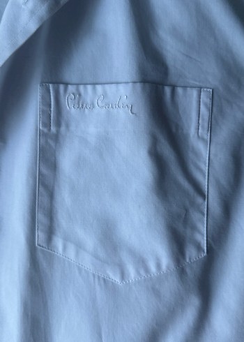 Düğmeli Beyaz Erkek Gömlek - Görsel 3