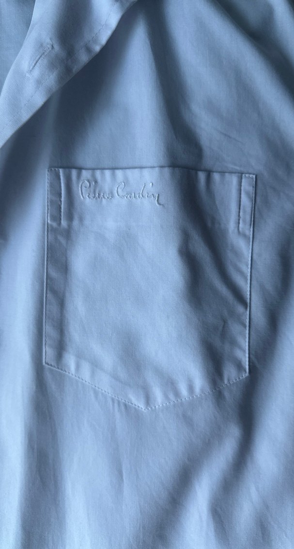 Düğmeli Beyaz Erkek Gömlek - Görsel 3