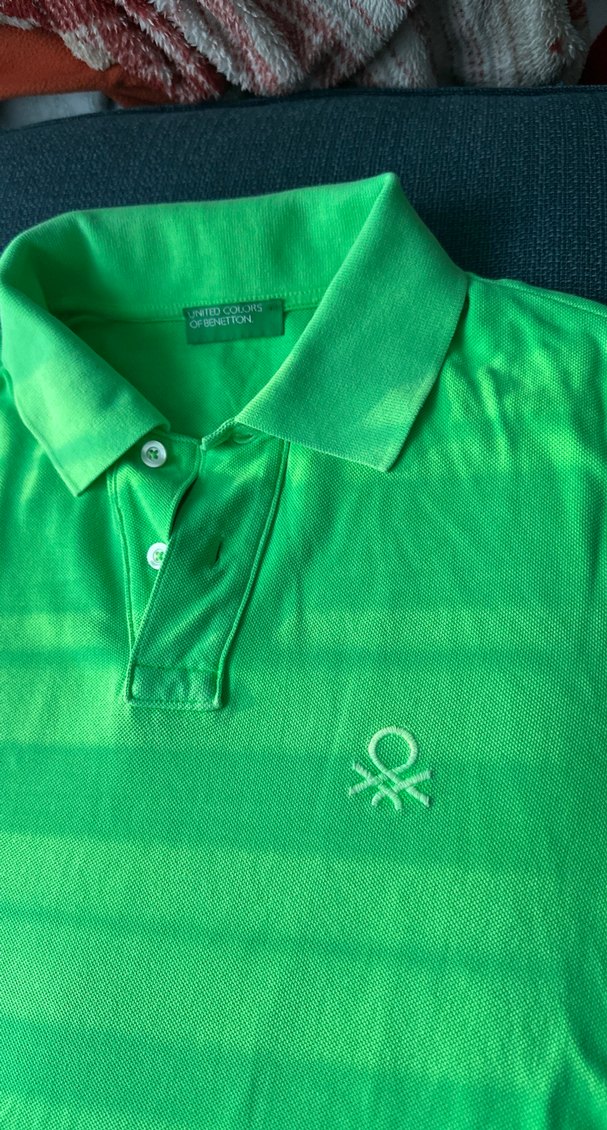 Yeşil Kısa Kollu Erkek Polo Tişört - Görsel 3
