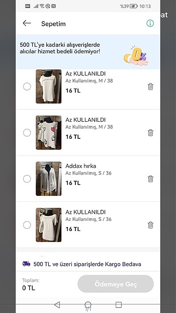 Az KULLANILDI