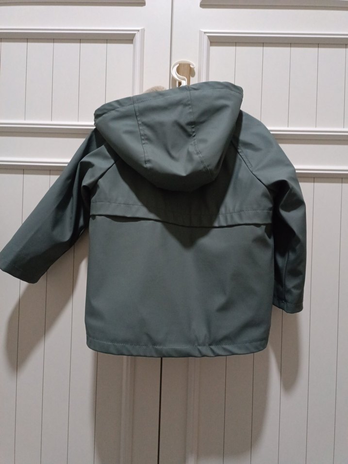 Erkek Çocuk Haki Fermuarlı mont - Görsel 2