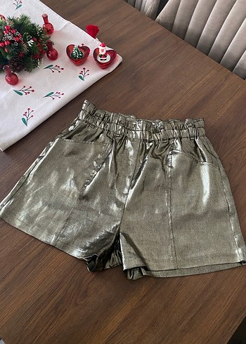 Deri Mini Şort - Görsel 2