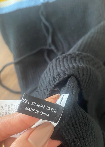 Çok Renkli Örgü Bohem Midi Elbise - Görsel 6