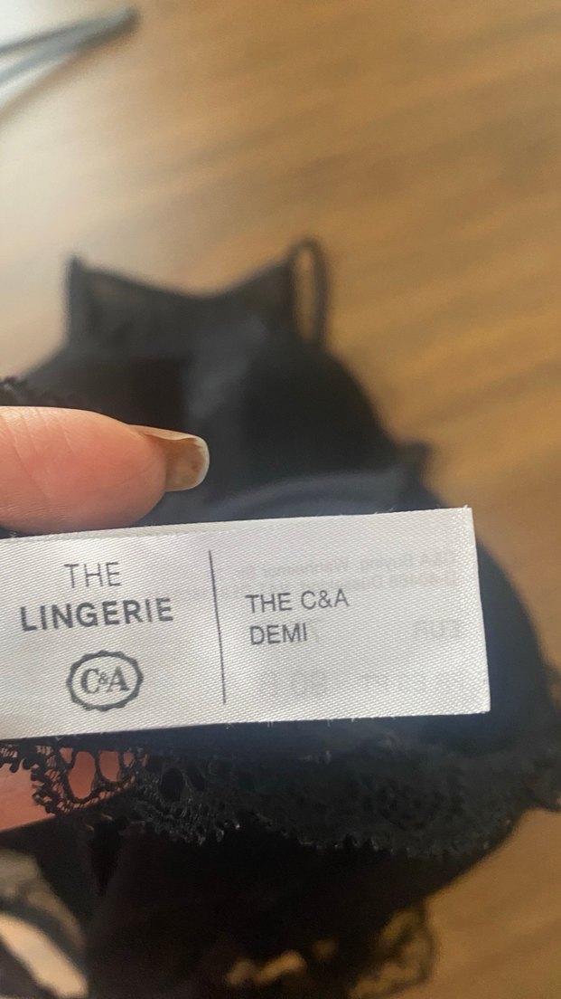 Siyah Gotik Desenli Midi Sütyen - Görsel 4