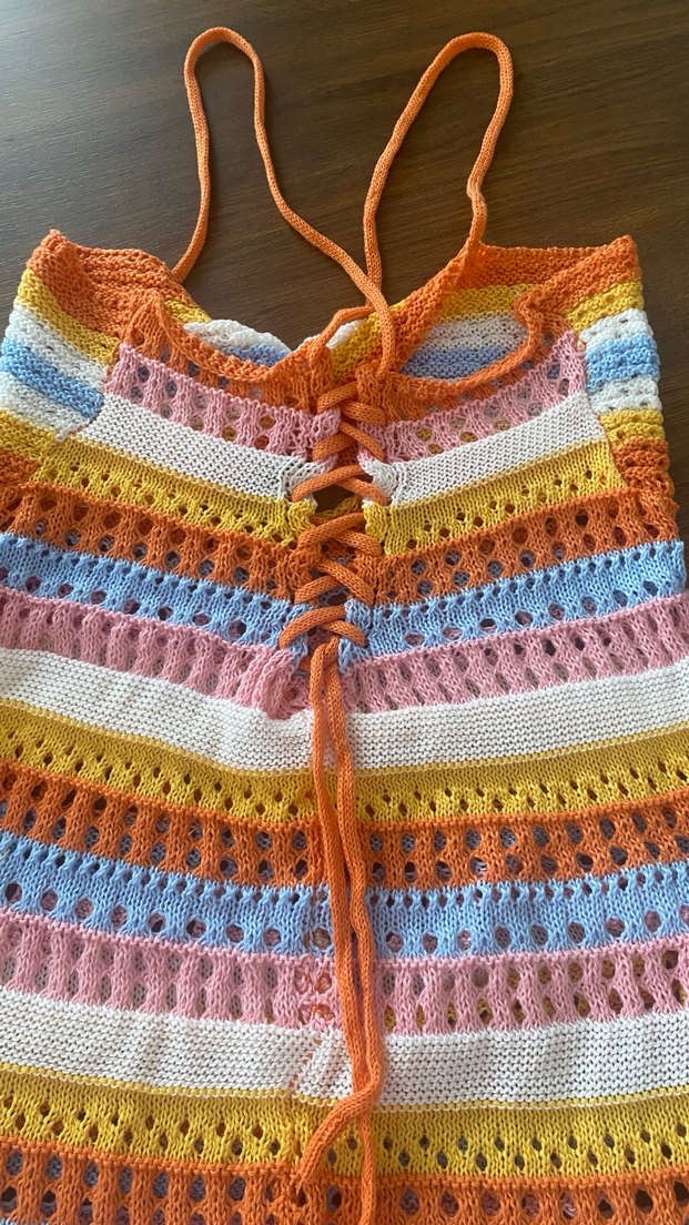 Örgü plaj Elbise - Görsel 4