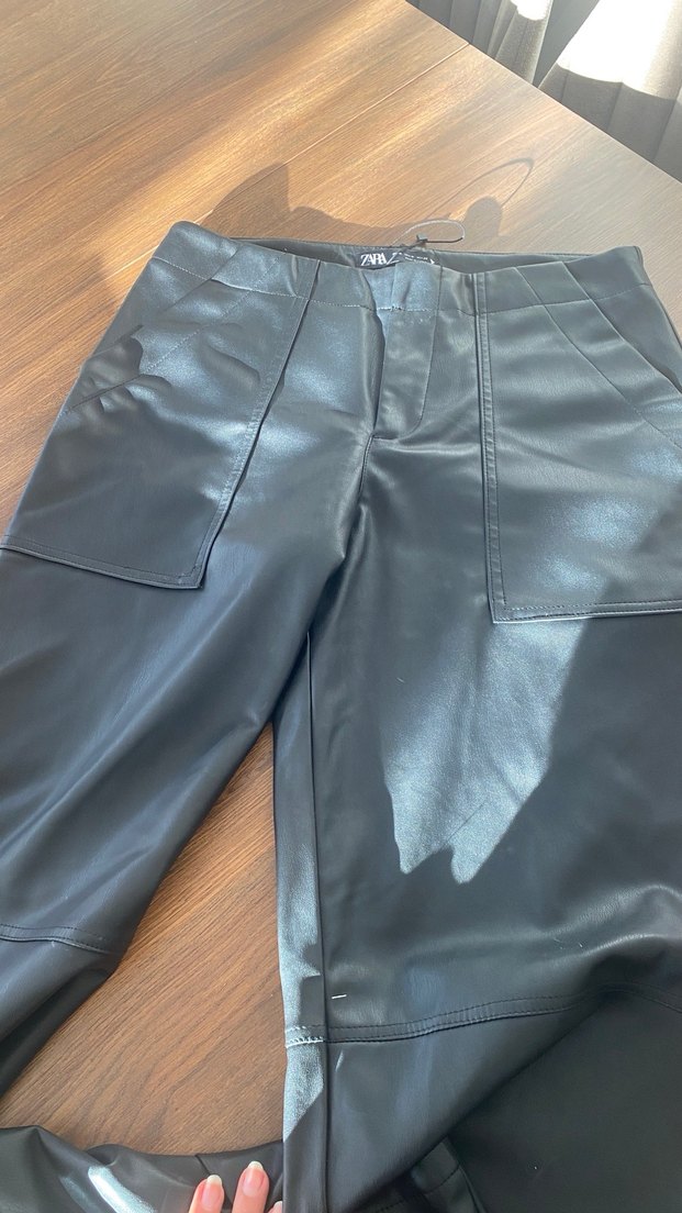 Zara Deri Pantolon - Görsel 3
