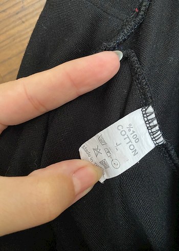 l Beden Siyah Kumaş Pantolon