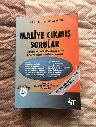 KPSS maliye çıkmış sorular