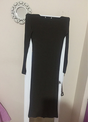 H&M Uzun vücudu tam saran penye elbise kumaşı harika baya giydim tem