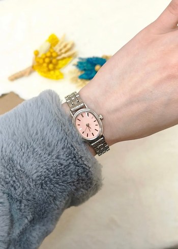 Klasik Kadın Çelik Kol Saati - Görsel 2