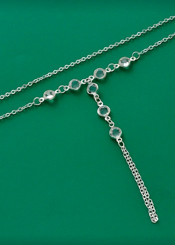 Kadın Zincir Detaylı Beyaz El Zinciri - Görsel 2