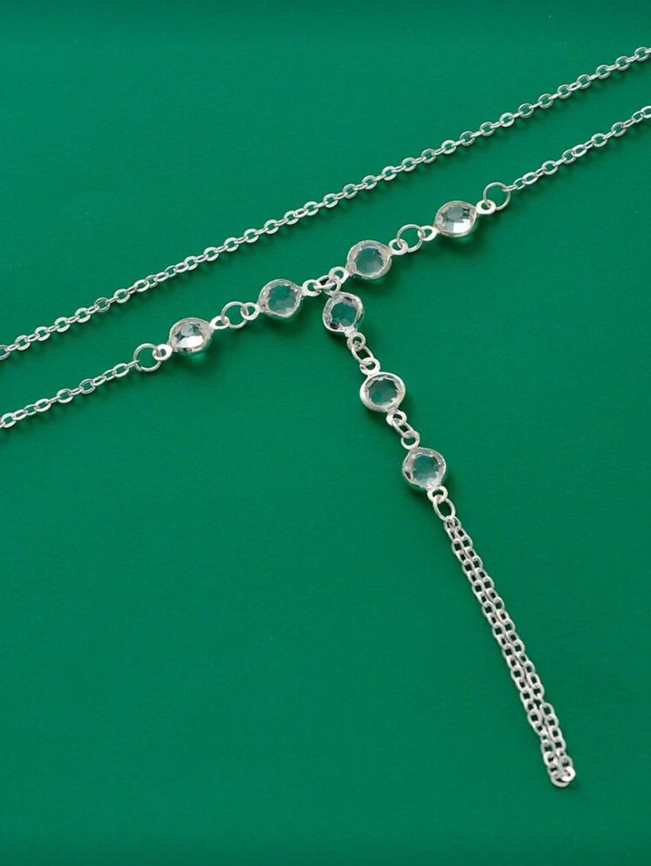 Kadın Zincir Detaylı Beyaz El Zinciri - Görsel 2