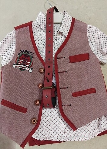 9-12 Ay Beden bordo Renk Bebek kıyafeti