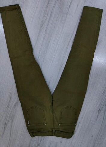 Haki skinny pantolon 