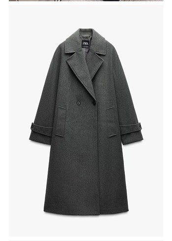 Zara Zara Yumuşak Dokulu Oversıze Kaban