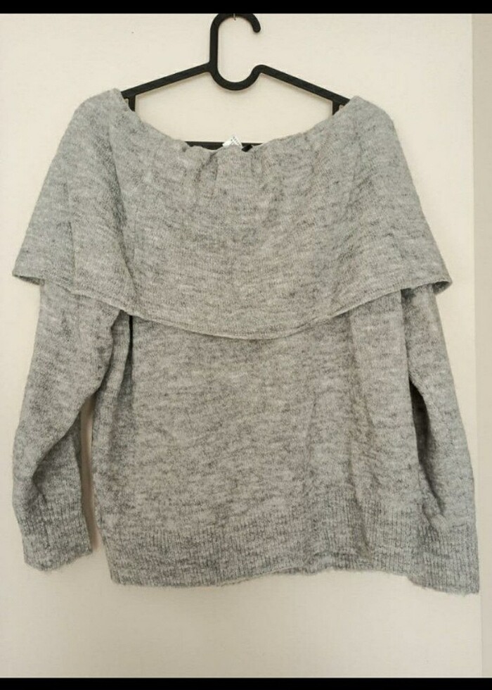 Kayık yaka kazak - Görsel 2