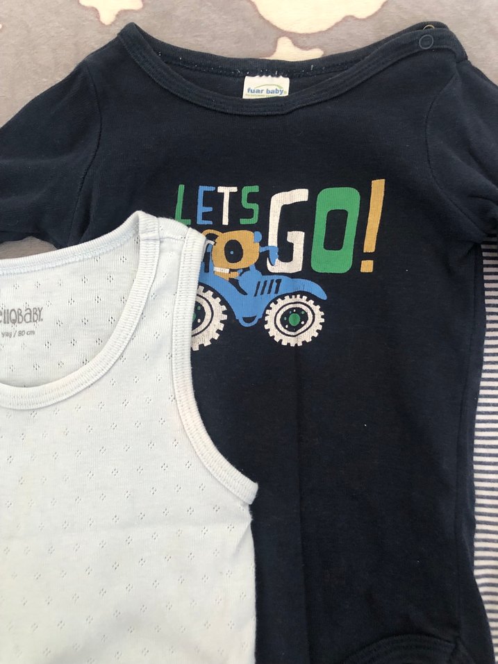 Erkek çocuk çıtçıtlı badi zıbın - Görsel 3