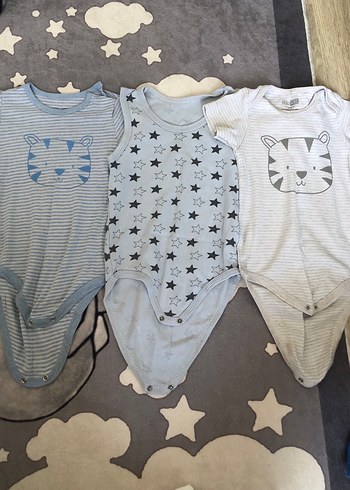 3lü  Pamuklu  Çıtçıtlı Badi zıbın - Görsel 2