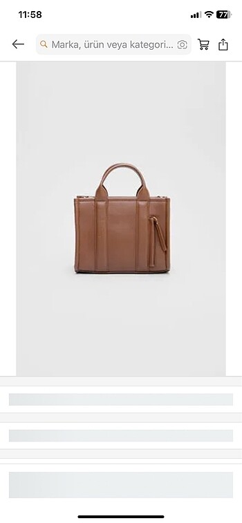 Stradivarius tote çanta