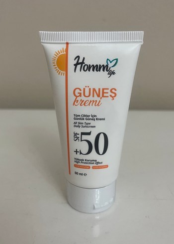 Hommy Life SPF 50 Güneş Kremi 50 ml