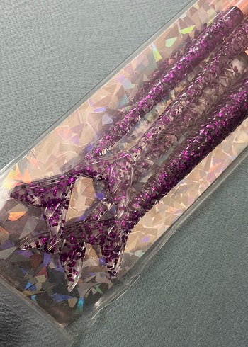 Mor Deniz Kızı Makyaj Fırça Seti - Görsel 3