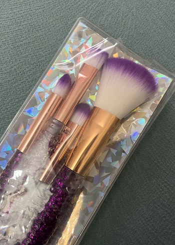 Mor Deniz Kızı Makyaj Fırça Seti - Görsel 2